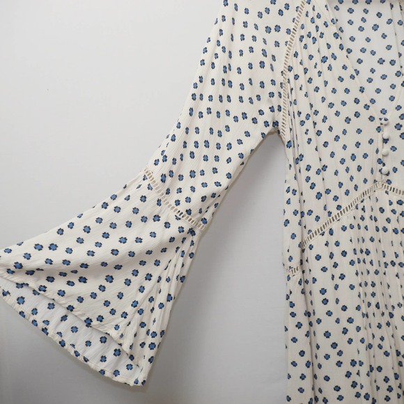 Amuse Society Crocheted Boho Dress Size S - Picture 5 of 12